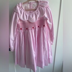 NWOT Cecil & Lou smocked heart dress